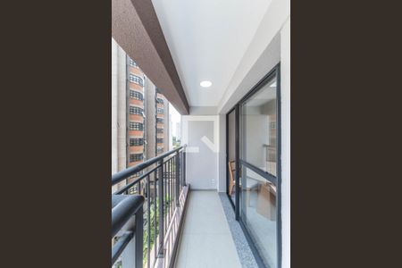 Apartamento para alugar com 25m², 1 quarto e sem vagaVaranda