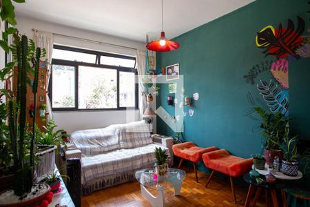 Sala de apartamento para alugar com 3 quartos, 58m² em Serra, Belo Horizonte