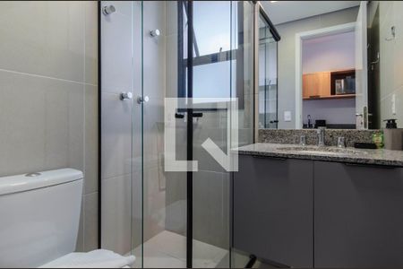 Studio para alugar com 25m², 1 quarto e sem vaga Studio para alugar com 25m², 1 quarto e sem vagaBanheiro Studio