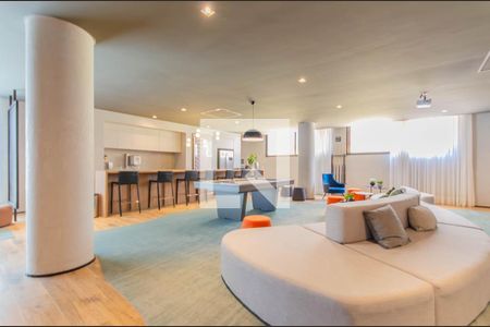 Studio para alugar com 25m², 1 quarto e sem vaga Studio para alugar com 25m², 1 quarto e sem vagaÁrea comum - Espaço Gourmet