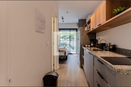 Studio para alugar com 25m², 1 quarto e sem vaga Studio para alugar com 25m², 1 quarto e sem vagaCozinha Studio