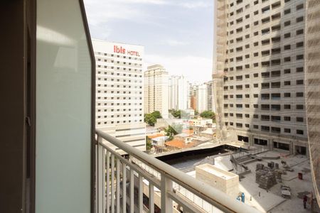 Studio para alugar com 27m², 1 quarto e sem vagaVaranda