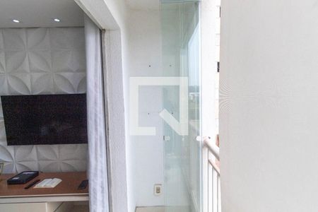 Varanda da Sala de apartamento para alugar com 2 quartos, 45m² em Jardim Colonial, São Paulo