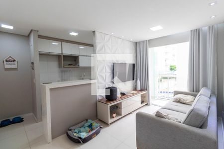 Sala de apartamento para alugar com 2 quartos, 45m² em Jardim Colonial, São Paulo