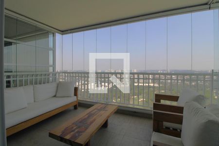 Apartamento à venda com 433m², 4 quartos e 5 vagasVaranda da cobertura