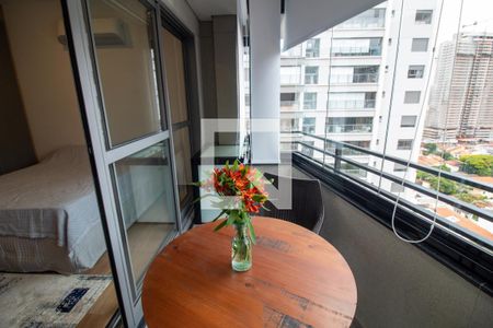Studio à venda com 25m², 1 quarto e sem vagaVaranda