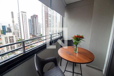 Studio à venda com 25m², 1 quarto e sem vagaVaranda