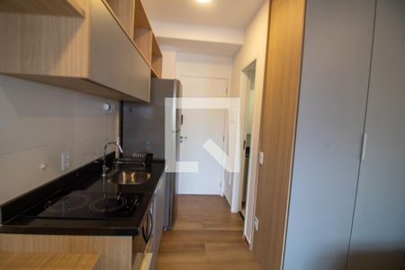Cozinha de kitnet/studio à venda com 1 quarto, 25m² em Jardim das Acácias, São Paulo