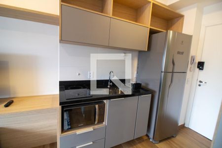 Cozinha de kitnet/studio à venda com 1 quarto, 25m² em Jardim das Acácias, São Paulo