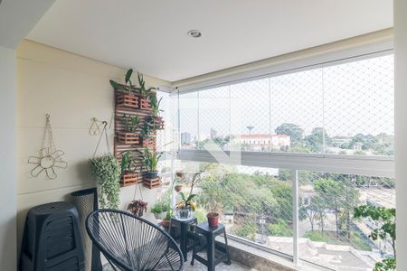 Varanda de apartamento à venda com 2 quartos, 60m² em Jardim, Santo André
