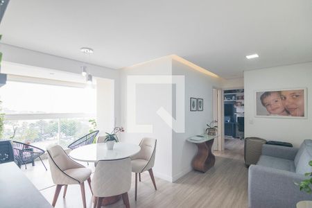 Sala de apartamento à venda com 2 quartos, 60m² em Jardim, Santo André