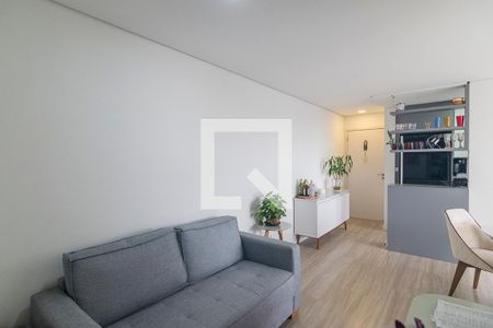 Sala de apartamento à venda com 2 quartos, 60m² em Jardim, Santo André