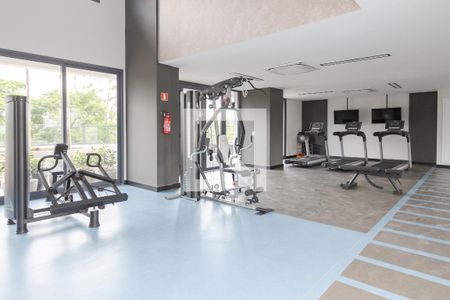 Studio para alugar com 27m², 1 quarto e sem vaga Studio para alugar com 27m², 1 quarto e sem vagaAcademia
