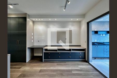 Quarto/Sala de kitnet/studio para alugar com 1 quarto, 36m² em Brooklin, São Paulo