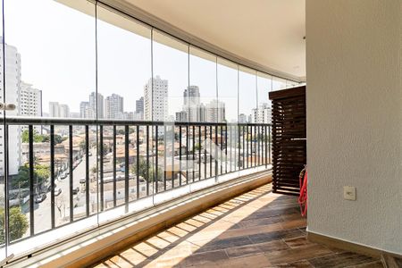 Varanda da Sala de apartamento para alugar com 3 quartos, 80m² em Vila Gumercindo, São Paulo