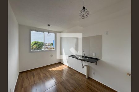 Sala e Cozinha de apartamento à venda com 1 quarto, 24m² em Jardim América da Penha, São Paulo