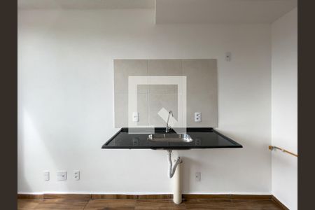 Sala e Cozinha de apartamento à venda com 1 quarto, 24m² em Jardim América da Penha, São Paulo