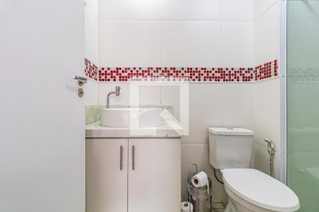 Banheiro de apartamento à venda com 1 quarto, 24m² em Vila Butantã, São Paulo
