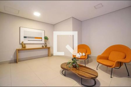 Apartamento para alugar com 76m², 2 quartos e 2 vagasHall social