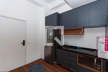 Cozinha de kitnet/studio à venda com 1 quarto, 26m² em Perdizes, São Paulo