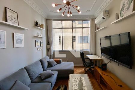 Sala de apartamento para alugar com 2 quartos, 60m² em Botafogo, Rio de Janeiro