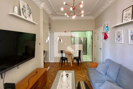 Sala de apartamento para alugar com 2 quartos, 60m² em Botafogo, Rio de Janeiro