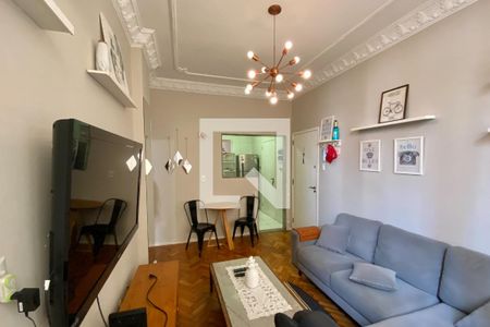 Sala de apartamento para alugar com 2 quartos, 60m² em Botafogo, Rio de Janeiro