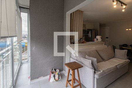 Varanda de apartamento à venda com 2 quartos, 55m² em Vila Dom Pedro I, São Paulo
