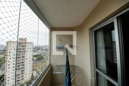 Varanda da Sala de apartamento para alugar com 2 quartos, 63m² em Jardim Guairaca, São Paulo