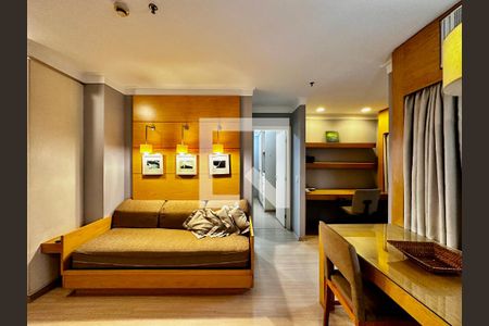 Sala de apartamento à venda com 1 quarto, 25m² em Vila Congonhas, São Paulo