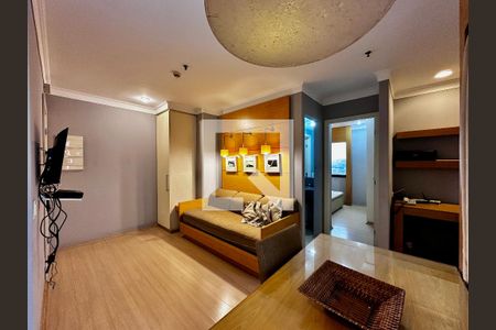 Sala de apartamento à venda com 1 quarto, 25m² em Vila Congonhas, São Paulo