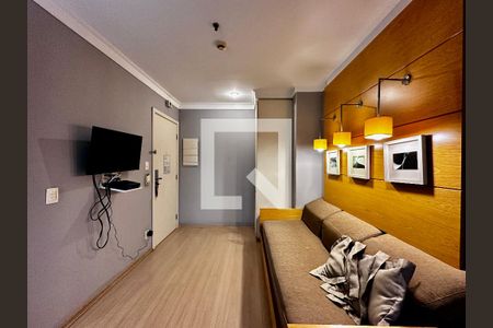 Sala de apartamento à venda com 1 quarto, 25m² em Vila Congonhas, São Paulo