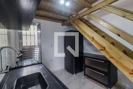 Cozinha de kitnet/studio para alugar com 1 quarto, 36m² em Forquilhinha, São José