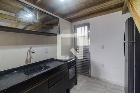 Cozinha de kitnet/studio para alugar com 1 quarto, 36m² em Forquilhinha, São José
