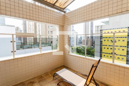 Apartamento à venda com 250m², 4 quartos e 4 vagasVaranda da Sala 2 na Cobertura
