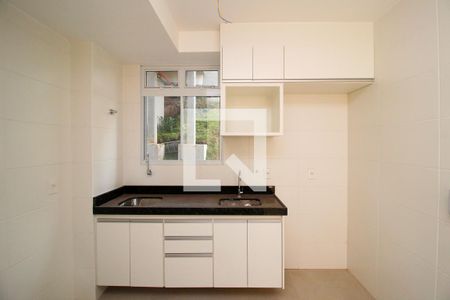 Cozinha  de apartamento à venda com 2 quartos, 55m² em Buritis, Belo Horizonte