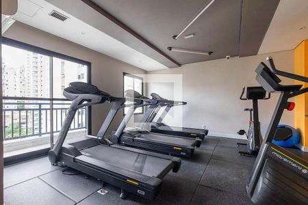 Studio para alugar com 27m², 1 quarto e sem vaga Studio para alugar com 27m², 1 quarto e sem vagaAcademia