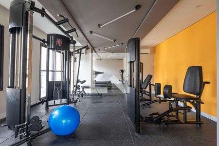 Studio para alugar com 27m², 1 quarto e sem vaga Studio para alugar com 27m², 1 quarto e sem vagaAcademia