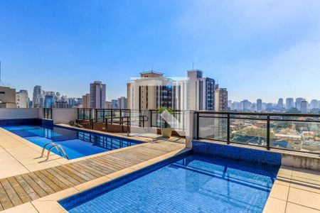 Área comum - Piscina de apartamento à venda com 1 quarto, 43m² em Cidade Monções, São Paulo