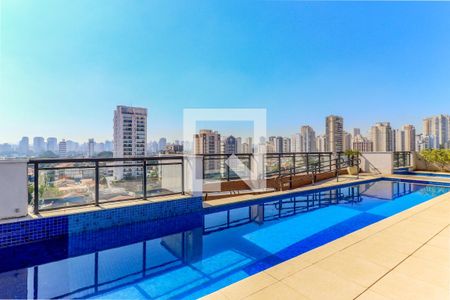 Área comum - Piscina de apartamento à venda com 1 quarto, 43m² em Cidade Monções, São Paulo