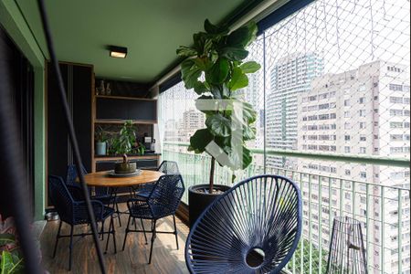 Varanda da Sala de apartamento à venda com 2 quartos, 80m² em Bela Vista, São Paulo