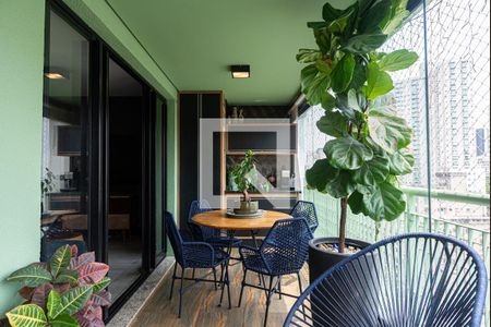 Varanda da Sala de apartamento à venda com 2 quartos, 80m² em Bela Vista, São Paulo