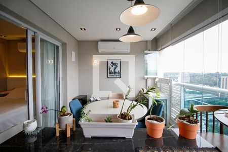 Apartamento à venda com 40m², 1 quarto e 1 vaga Apartamento à venda com 40m², 1 quarto e 1 vagaVaranda e Cozinha