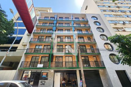 Studio à venda com 35m², 1 quarto e sem vagaFachada