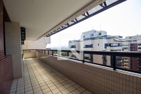 Varanda da Sala de apartamento para alugar com 4 quartos, 286m² em Barra da Tijuca, Rio de Janeiro