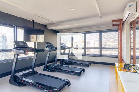 Apartamento para alugar com 35m², 2 quartos e sem vaga Apartamento para alugar com 35m², 2 quartos e sem vagaAcademia