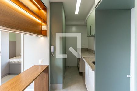Cozinha de apartamento para alugar com 2 quartos, 35m² em República, São Paulo