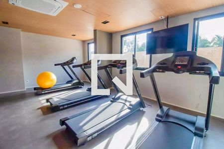 Apartamento para alugar com 34m², 1 quarto e sem vaga Apartamento para alugar com 34m², 1 quarto e sem vagaÁrea comum - Academia