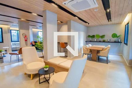 Apartamento para alugar com 34m², 1 quarto e sem vaga Apartamento para alugar com 34m², 1 quarto e sem vagaÁrea comum - Salão de festas