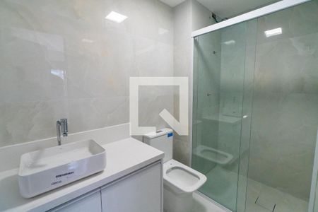 Banheiro da Suíte de apartamento para alugar com 1 quarto, 35m² em Vila Guarani (z Sul), São Paulo